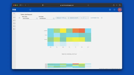 ForecastingApp Analytics screenshot