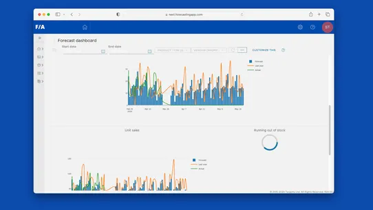 ForecastingApp Analytics screenshot