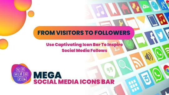 Mega Social Icon Bar screenshot