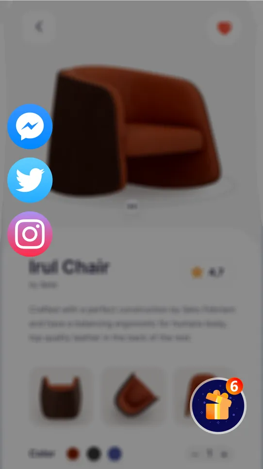 MaxLeads ‑ CTA, Social buttons screenshot