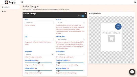 Tagify screenshot