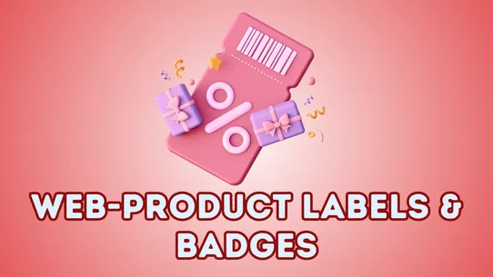 WEB‑Product Labels &amp; Badges screenshot