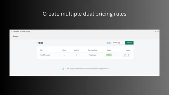 Enhance: VAT Dual Prices B2B screenshot