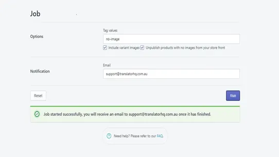Image Audit screenshot
