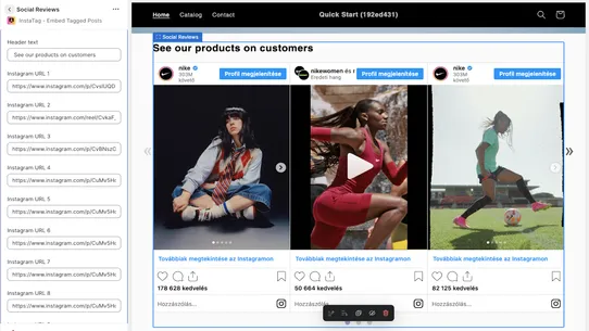 InstaTag ‑ Embed Tagged Posts screenshot