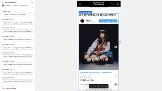 InstaTag ‑ Embed Tagged Posts screenshot