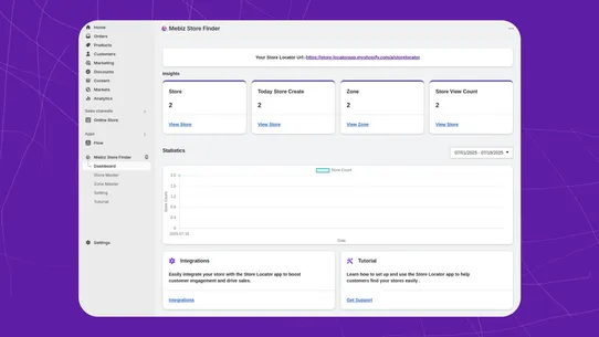 Mebiz Store Finder screenshot