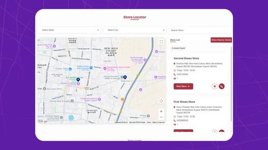 Mebiz Store Finder screenshot