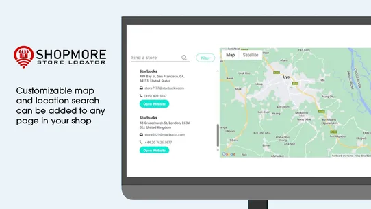 Shopmore Store Locator screenshot
