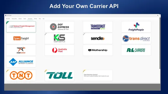 Fare Freight: Dimensions +more screenshot