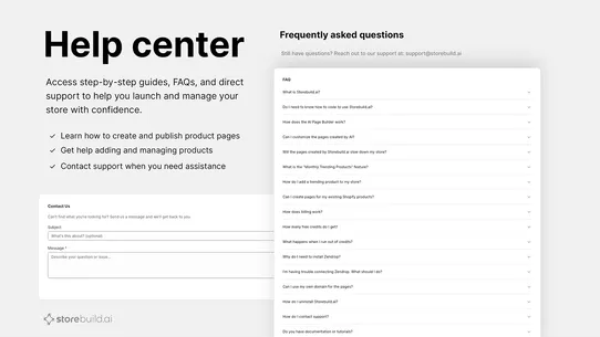Storebuild.ai screenshot