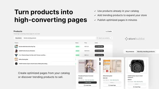 Storebuild.ai screenshot