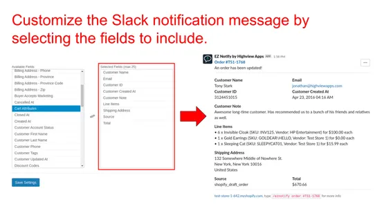 EZ Notify ‑ Slack Integration screenshot