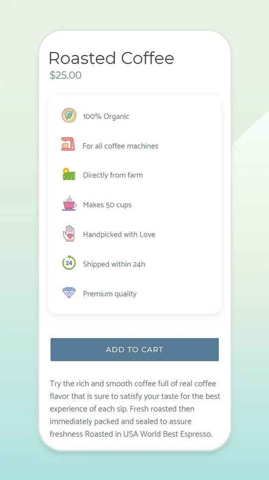 Iconic: Product Features screenshot