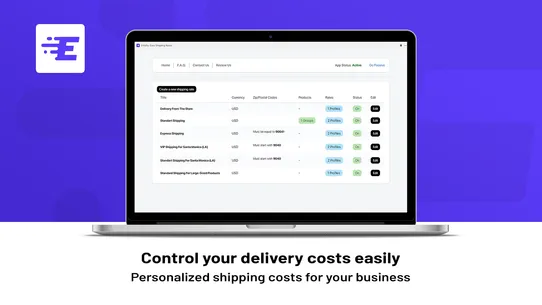 Entafix: Easy Shipping Rates screenshot