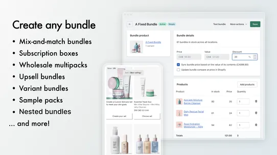 SB Simple Bundles &amp; Kits screenshot