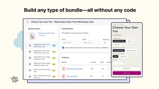 Simple Bundles &amp; Kits screenshot