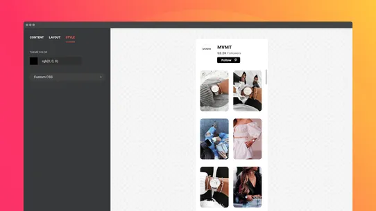 Pinterest Feed by Elfsight screenshot