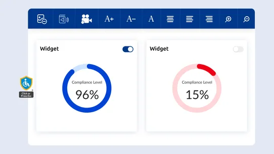 ADA Tray Web Accessibility screenshot