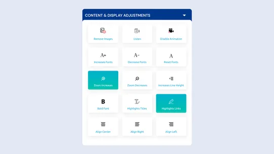 ADA Tray Web Accessibility screenshot