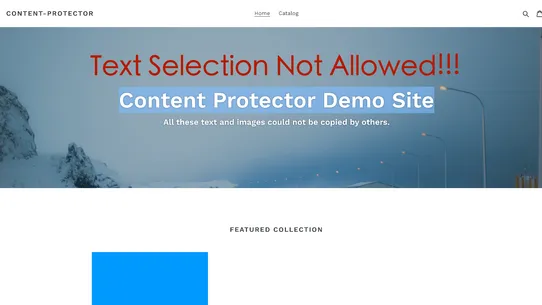 Smart Content Protector screenshot