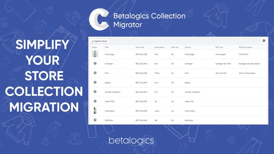 Betalogics Collection Migrator screenshot