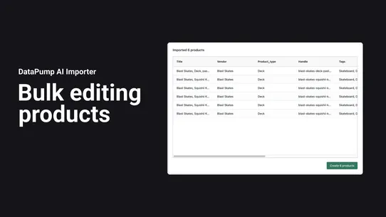 Invoice to Product by DataPump screenshot