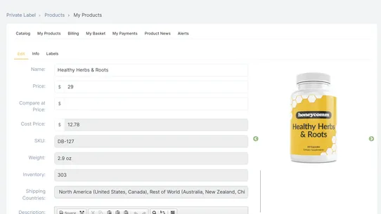 HoneyComm Supplement On Demand screenshot