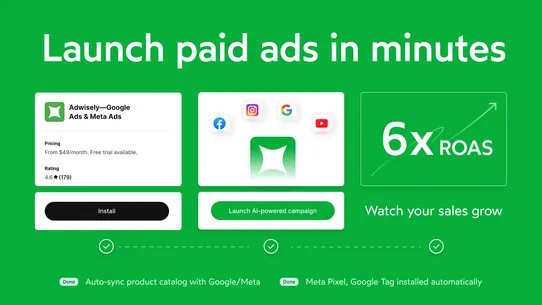 Adwisely—Google Ads &amp; Meta Ads screenshot