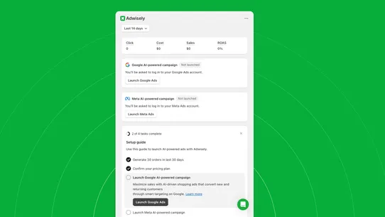 Adwisely—Google Ads &amp; Meta Ads screenshot