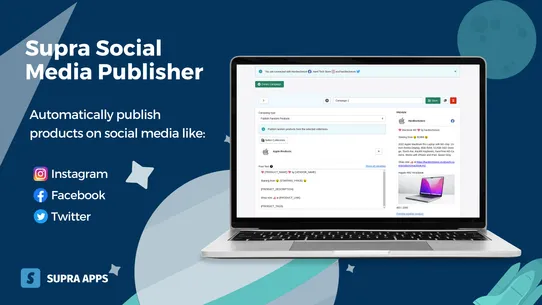 Supra Social Media Publisher screenshot