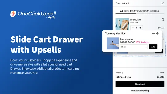 One Click Upsell ‑ Zipify OCU screenshot