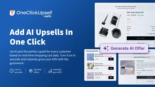 One Click Upsell ‑ Zipify OCU screenshot