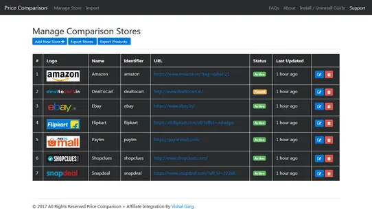 Price Comparison and Affiliate screenshot