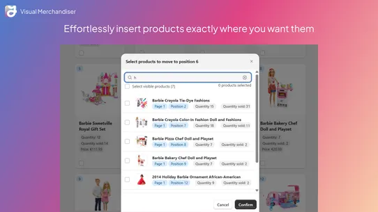 Visual Merchandiser screenshot