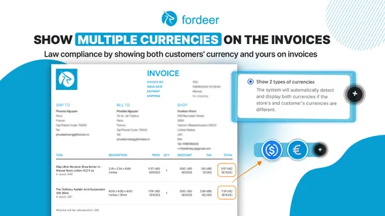 Fordeer: PDF Invoice Generator screenshot