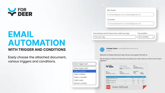 Fordeer: PDF Invoice Generator screenshot