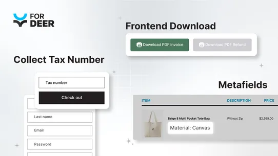 Fordeer: PDF Invoice Generator screenshot