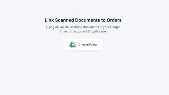 Scan documents to orders screenshot