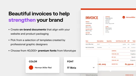 Sufio: Professional Invoices screenshot