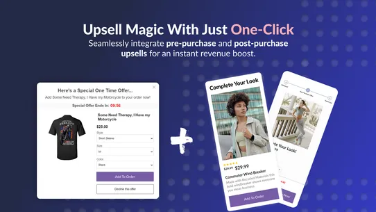 OneClickSell: Upselling screenshot