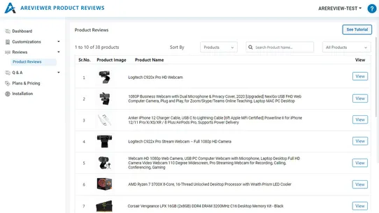 Areviewer Product Reviews screenshot