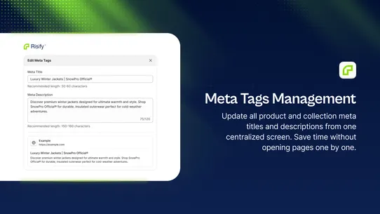 Risify ‑ Ultimate SEO Solution screenshot