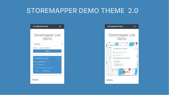 Storemapper Store Locator Map screenshot