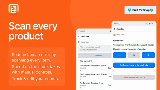 PML Stock Take Inventory Count screenshot
