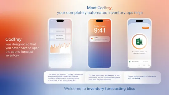 Godfrey Inventory Forecasts screenshot