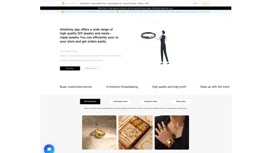 Artshiney：Jewelry Dropshipping screenshot