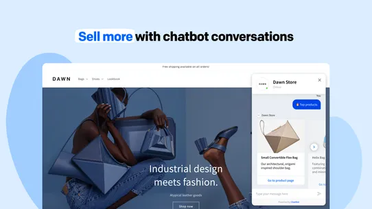 ChatBot by LiveChat screenshot