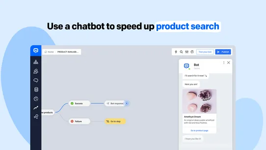 ChatBot by LiveChat screenshot