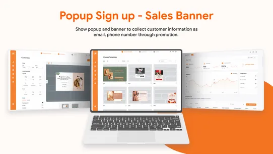 Popup Sign up ‑ Sales Banner screenshot